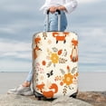 thumbnail image 6 of Picia Flower Fox Luggage Protector Cover Thicken Suitcase Protector Cover Fit 18-32 Inch Luggage-Small, 6 of 9