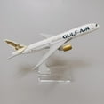 thumbnail image 5 of 1/400 Scale Simulation Airbus GULF B787 Plane Model Metal Airplane Model with Display Stand, 5 of 11