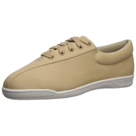 Easy Spirit AP1 Sport Walking Shoe, Natural Fabric, 8.5 M
