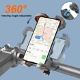 thumbnail image 3 of ODIER Support de Téléphone pour Vélo Anti-Secousse Support de Téléphone pour Moto Réglable, 3 of 8