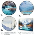 thumbnail image 3 of Designart "Canada Misty Mountain I" Landscapes Wall Decor, 3 of 5