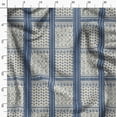 thumbnail image 3 of Soimoi Minky Blue Fabric By the Yard - 56 Inch Wide - Ethnic Geometric Material - Artistic and Modern Patterns for Various Uses Printed Fabric, 3 of 6