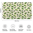 thumbnail image 3 of Cartoon Tractors Green Beige Pattern Bathroom Rugs Mat,Non Slip Microfiber Bathroom Rug,Rubber Backing,Soft Bathroom Mats for Bathroom Floor,Tub and Shower,17x30in(43x75cm), 3 of 4