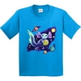 thumbnail image 3 of Inktastic Galaxolotl Cute Purple Space Axolotl Galaxy Design Youth T-Shirt, 3 of 5