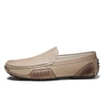 thumbnail image 3 of Big Size Men's Casual Loafers Slip On Leather Shoes Lightweight Driving Shoes Moccasins Classic Penny Loafer Flats Boat Shoes, 3 of 10
