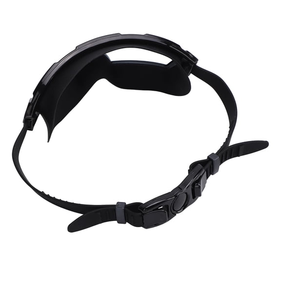 NFTIGB Adult Swim Goggles with Earplugs Wide View Anti Fog Leakproof Swimming Glasses for Men Women Black, 7.87 inches / 20.0 cm