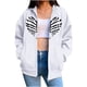 thumbnail image 1 of Cárdigan estampado con bolsillos informales para hombre y mujer, blusa holgada de manga larga para otoño, sudadera oscura para otoño/invierno Fridja  hkj214, 1 of 9