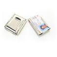 thumbnail image 2 of Storus Smart Money Clip Card Holder Money Clip Front Pocket Wallet for Men, Gift, Valentine, Father's Day, Graduation - Polished Stainless Steel Finish, 2 of 6