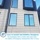 thumbnail image 5 of One Way Mirror Window Film Silver Reflective Window Film Self Adhesive Sun Block Window Sticker Anti UV Heat Control Privacy Protection Glass Tint Sti, 5 of 5