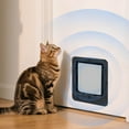 thumbnail image 4 of Smart Cat Door with Auto Sensing and 210mAh Battery for Indoor Outdoor Use – Pet Gate Control for Cats and Homes, 4 of 4