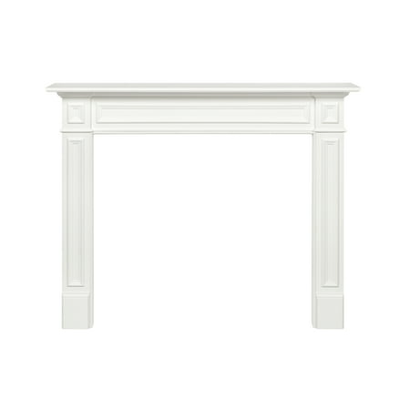 

Pearl Mantels Mike Furniture For Your Fireplace Premium White MDF Mantel Surround Crisp White Paint Interior Opening 48 W x 42 H