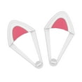 thumbnail image 1 of 2 piezas de desmontables accesorios de silicona para auriculares rosa, 1 of 8
