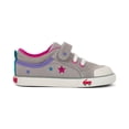 thumbnail image 3 of Zapatillas See Kai Run Kristin para Niñas Pequeñas Talla 12.5 Gris con Estrellas, 3 of 7