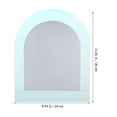 thumbnail image 2 of RENACLIPY Modern Style Frameless Bathroom Mirror Acrylic Arch Shape for Home Decor and Makeup Use, 2 of 6