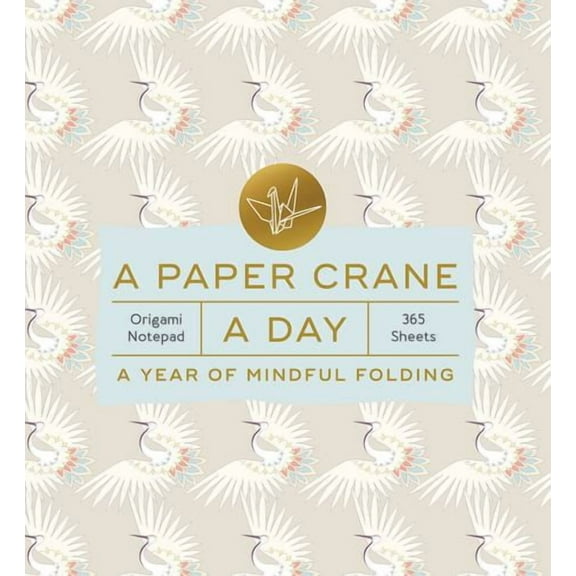 A Paper Crane a Day: A Year of Mindful FoldingOrigami Notepad 365 Sheets