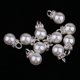 thumbnail image 4 of 10 piezas de colgantes de perlas de imitación de cristal Zulema Encantos del Rhinestone de la perla 8-14mm 8 mm, 4 of 8
