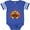Football Blue and White, variant on Inktastic Little Turkey Boys or Girls Baby Bodysuit