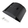 thumbnail image 2 of Stainless Steel Mailbox, Curved Design Professional Black Wall Mounted Mailbox Large Capacity  for Outside, 2 of 7