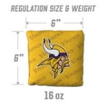 thumbnail image 2 of NFL Minnesota Vikings Cornhole Bags - 4PK - Yellow, 2 of 4