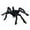B, variant on Halloween Scary Black Spiders — Bright Red Eyes with Creepy Shadows, Halloween Decorations for Porch Ceilings, Tree Branches & Entryway Displays for Trick or Treat Nights