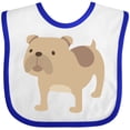 thumbnail image 3 of Inktastic Bulldog Boys or Girls Baby Bib, 3 of 4