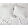 thumbnail image 2 of Monroe White 100% Cotton Herringbone Pattern Standard Sham 20" x 26", 2 of 3