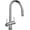 Chrome, variant on Riobel Az801 Azure 1.5 GPM Single Hole Pull Down Kitchen Faucet - Chrome