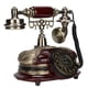 thumbnail image 3 of Teléfono europeo antiguo con esfera giratoria, teléfono fijo Retro clásico para decoración de Bar y sala de estar, 3 of 5