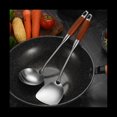 thumbnail image 3 of EspáTula de Acero Inoxidable para Acero Al Carbono, EspáTula de Metal para Wok de Acero Inoxidable, Juego de Herramientas para Wok, CucharóN de Sopa con Manejar de Madera, 3 of 6