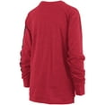 thumbnail image 4 of Women's Pressbox Red Georgia Bulldogs Two-Hit Canyon Long Sleeve T-Shirt, 4 of 4