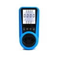 thumbnail image 5 of Socket Digital Current Meter Voltmeter AC Power Meter Time Watt Power Energy Tester Wattmeter ,Easy to Use, 5 of 6