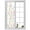 White, variant on Polka Dots Window Privacy Film, Abstract Minimalist Pink Blue Yellow Green Circles Frosted Glass Window Clings Static Cling UV Heat Blocking Reusable Door Sticker for Bathroom 29.5 x 118 Inch