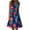 Red, variant on Giftesty Summer Dresses for Women Womens Fashion Holiday Summer Casual Printing Sleeveless Party Beach Loose Dress