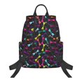 thumbnail image 3 of Daiia Colorful Dragonflies School Backpack for Men and Women Lightweight Backpack Durable Backpack Water-Resistant,Travel,Work Bag, 3 of 9