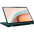 thumbnail image 3 of 2023 Lenovo Yoga 6 2-in-1 360° 13.3" WUXGA TouchScreen Laptop, AMD Ryzen 5 5500U, 8GB RAM, 1TB PCIe SSD, Backlit keyboard, Fingerprint reader, Win 11, Dark Teal, 32GB SnowBell USB Card, 3 of 5