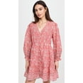 thumbnail image 2 of Vestido Velvet Mary para mujer, rosa rojo, floral, ligero, 2 of 6