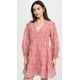 thumbnail image 2 of Vestido Velvet Mary para mujer, rosa rojo, floral, ligero, 2 of 6