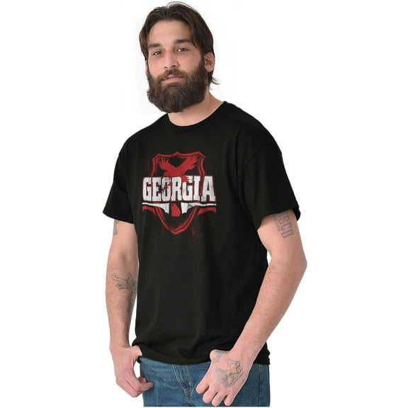 Georgia GA Pride Gameday Spirit Cool Men's Graphic T Shirt Tees Brisco Brands S