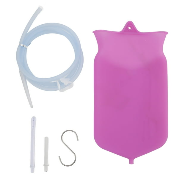Kit de bolsa de enema de silicona kit de limpieza de colon profesional inofensivo de gran capacidad para hombres y mujeres para mantenerse limpio ANGGREK Otros