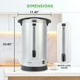 thumbnail image 7 of 19 Liter Water Boiler and Hot Water Dispenser - Double Layer Beverage with Safety Lock Lid, 7 of 7