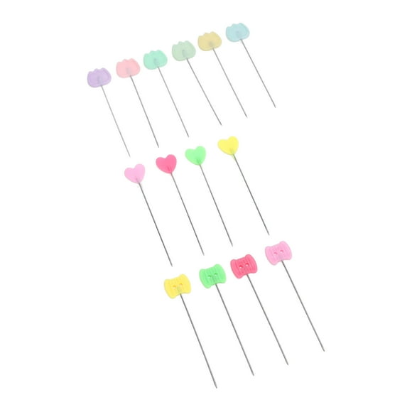 Quilting Pin Set, 300Pcs Incisive Tip Compact Versatile Flat Head Straight Pins  for Wedding Decorations