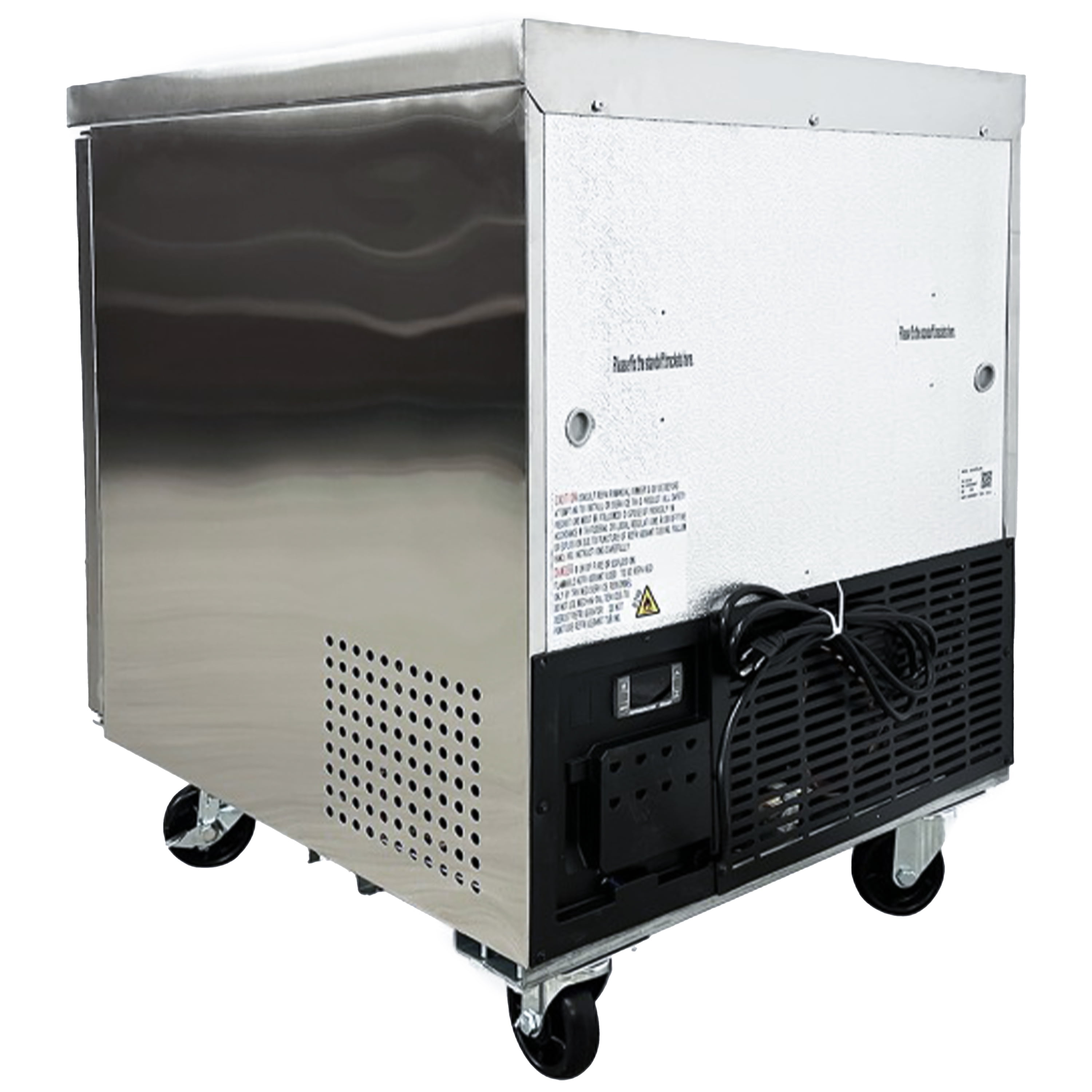 NSF 27 in. Undercounter Refrigerator 6.5 Cu.Ft. Commercial Refrigerator in Stainless Steel, Worktop Single Door Cooler