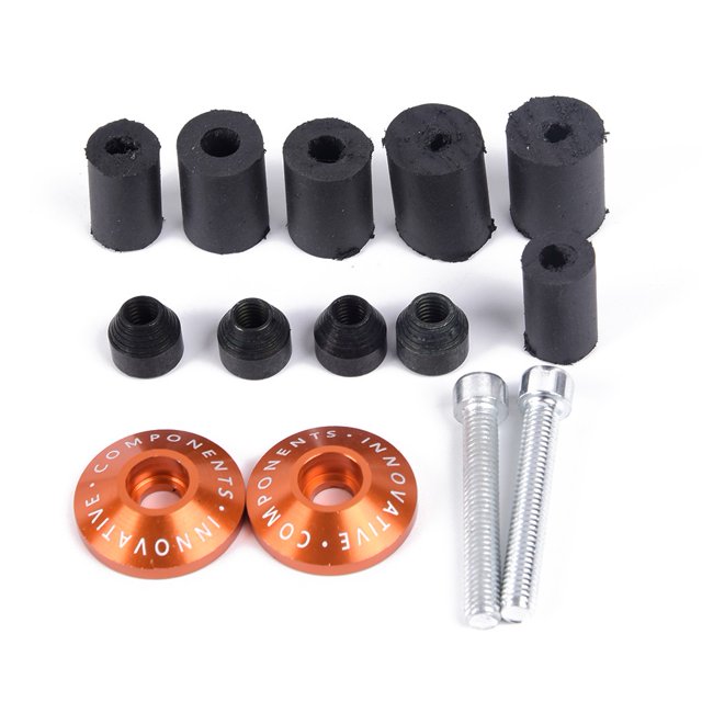 Greenne 1 Pair Bike Bicycle Handlebar End Plug Grips Handle Bar Cap Aluminum Alloy
