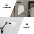 thumbnail image 3 of Inclined Head Lampshade for Warm Gentle Lighting Plastic White Home Use 2 Pcs, 3 of 8