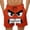 Orange, variant on BRGZLK Men's Swim Trunks Summer 2026 Funny Print Casual Elastic Waist Drawstring Quick Dry Lightweight Breathable Swimming Board Shorts Light Blue M