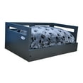 thumbnail image 3 of Wooden Pet Bed with Removable Cushion - Charcoal Gray - Medium, 3 of 5