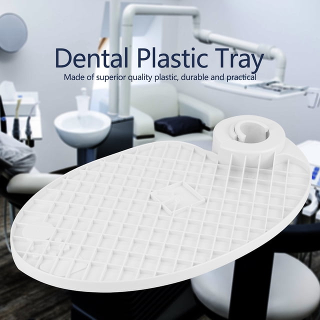 Accesorios para mesas y sillas con bandejas de plástico para montaje en poste dental