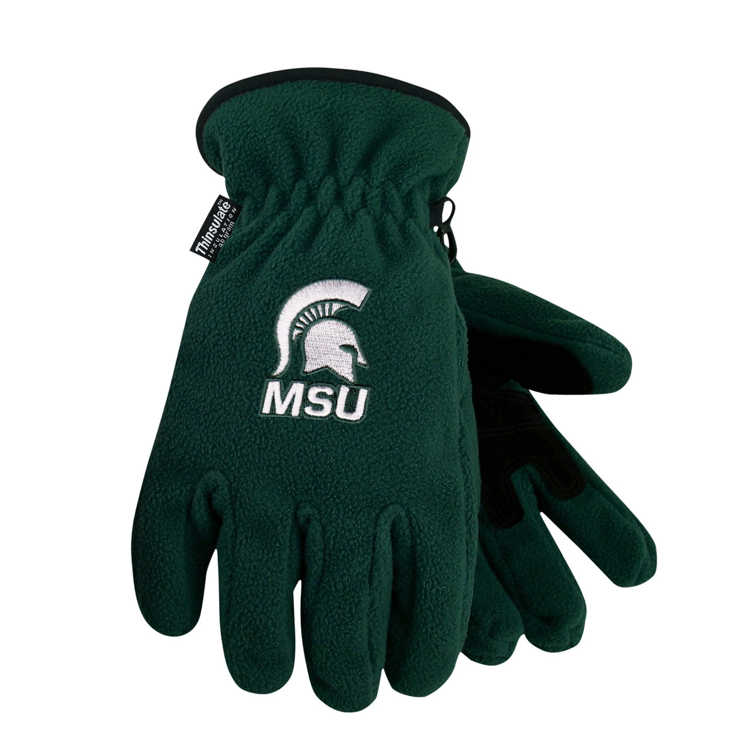 Michigan State University Heavy-Weight Fleece Gloves by