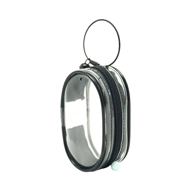 Esquirla Sac d'Exposition pour Figurines Sac de Rangement Imperméable pour Petites Poupées Figurines d'Action Poupée Noir Rond
