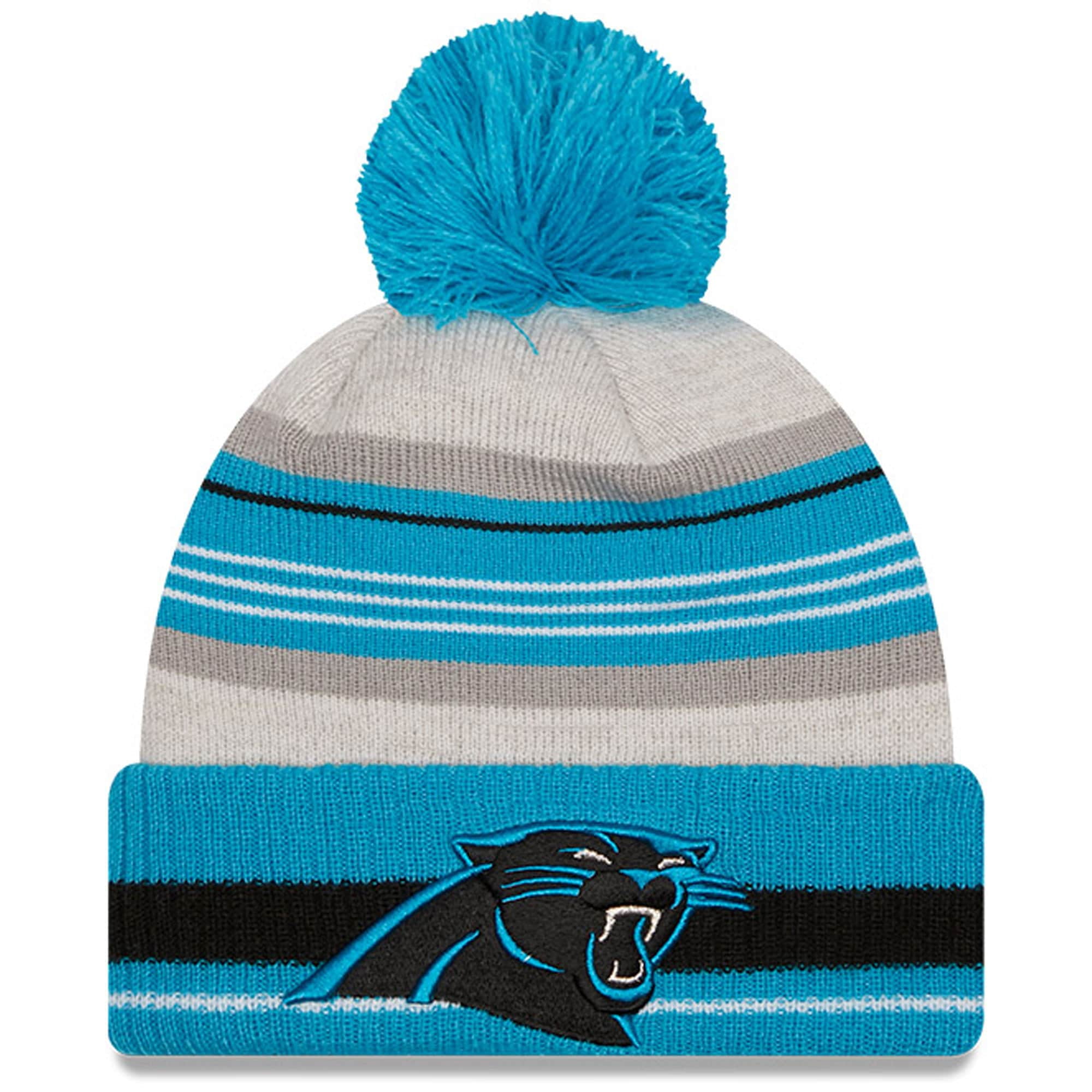 Carolina Panthers Cuffed Knit Hat 
